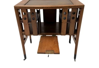 Vienna Secession Cabinet with Small Door, 1900s